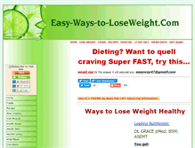Tablet Screenshot of easy-ways-to-loseweight.com
